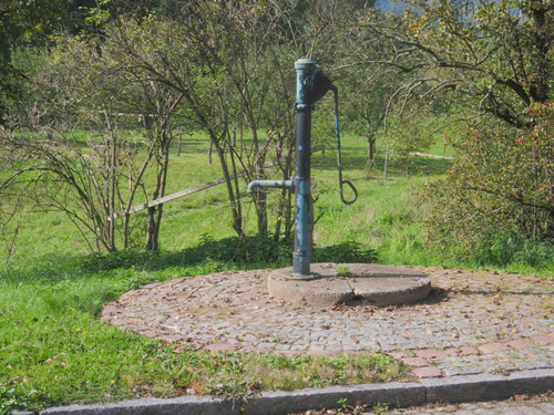 Former town water pump.